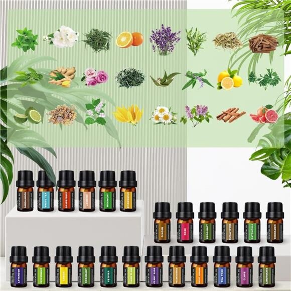 24 Bottles Essential Oil Set - Natural Essential Oils - Perfect for Diffuser - Picture 3 of 7